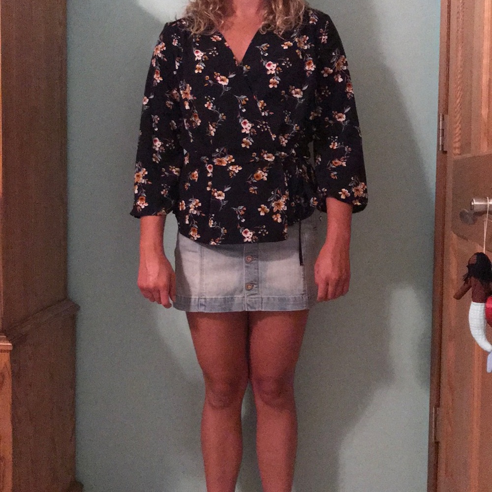 Wrap around shirt